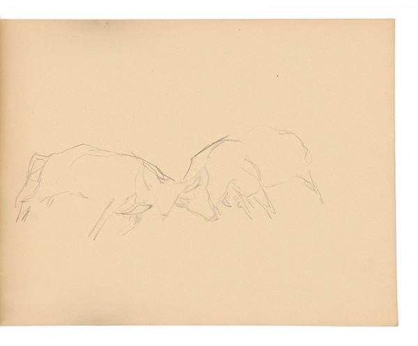 Arnold Peter Weisz-Kubínčan – Skicár (20 listov) 