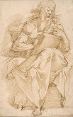 Bartolomeo Passarotti – Study of a Seated Evangelist 