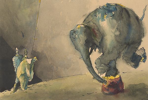 Vincent Hložník – Tančiaci slon v manéži
