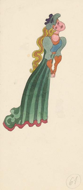 Miroslav Cipár – Biela kňažná - Dáma v zelenom 