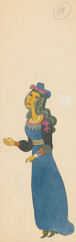 Miroslav Cipár – Biela kňažná - Dáma v modrom 