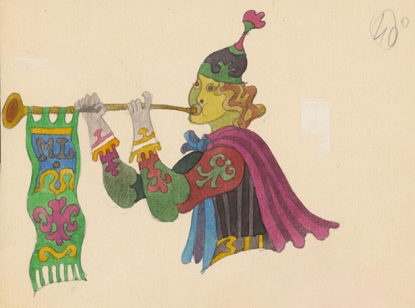 Miroslav Cipár – Biela kňažná - Trubač s vlajkou 