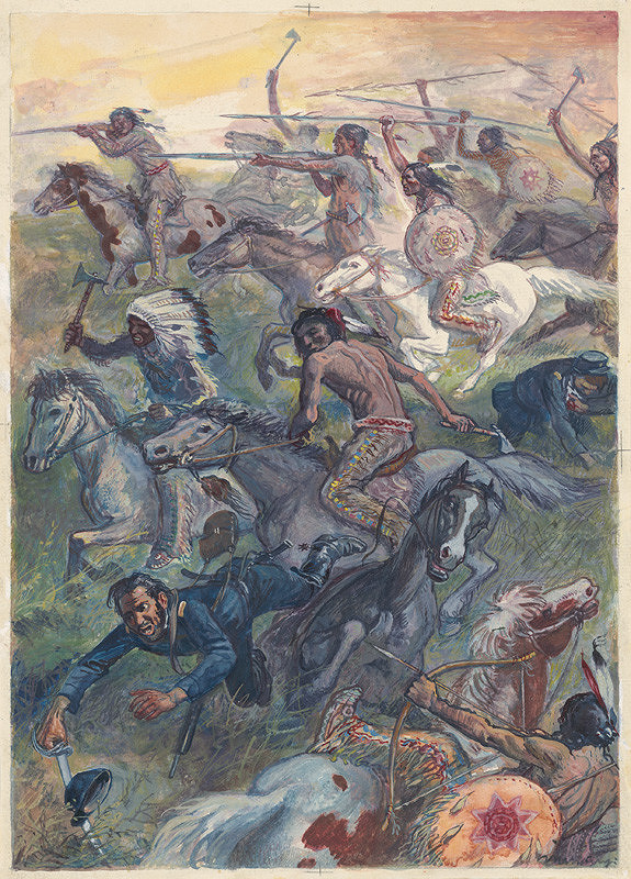 Edmund Massányi – 3.- Indiáni v útoku 