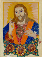 Ferdinand Salzmann – Žehnajúci Kristus 