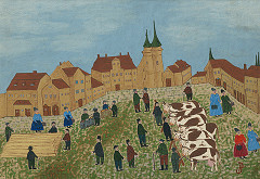 Josef Procházka – Koňský trh v Prahe 