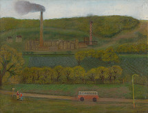 Zuzana Virághová – Krajina s komínom 