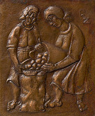 Žigmund Hubáček – Naberanie zemiakov 