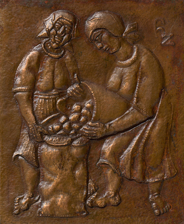 Žigmund Hubáček – Naberanie zemiakov 