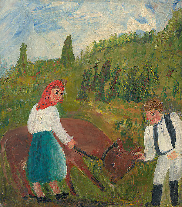 Anna Ličková – Pasáčka s kravou