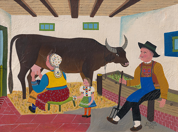 Zuzana Chalupová – Pri práci 