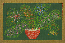 Jan Hruška – Kytica s červenou vázou 