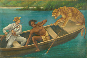 Jindřich Boška – Loďka a pardál 