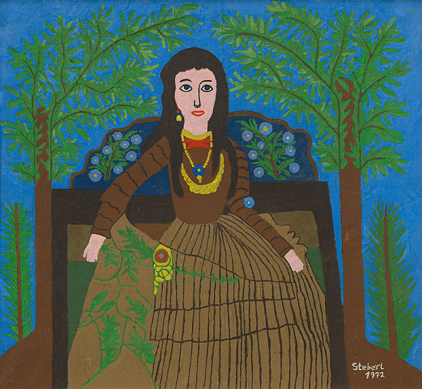 Ondrej Šteberl – Sediaca žena