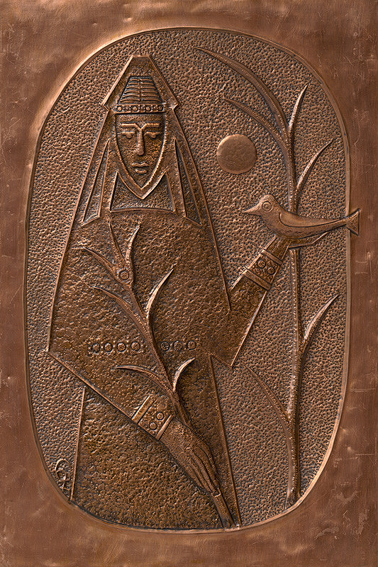 Žigmund Hubáček – Žena s holubom 