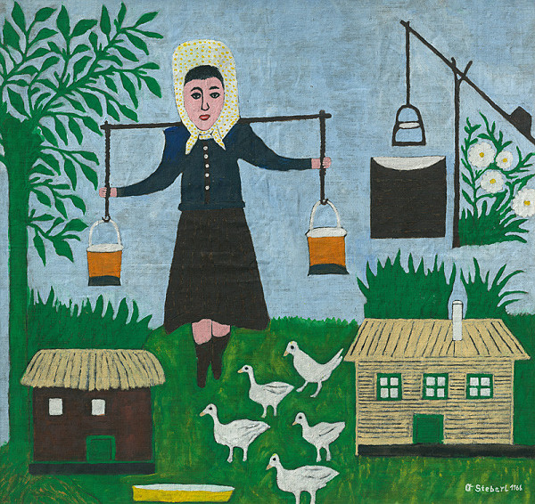 Ondrej Šteberl – Žena s vedrami 