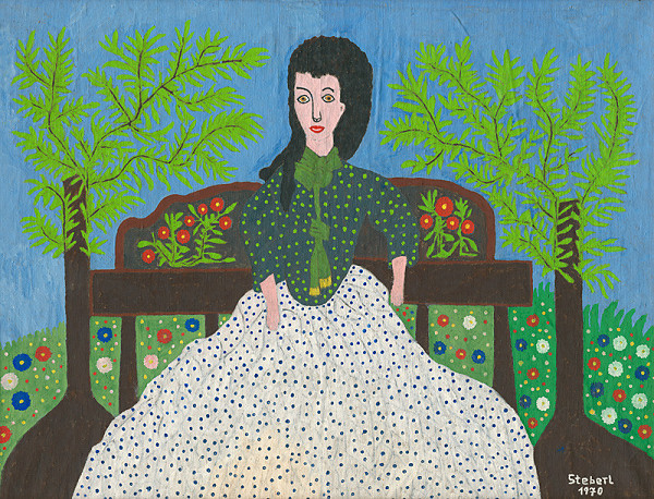 Ondrej Šteberl – Žena v záhrade