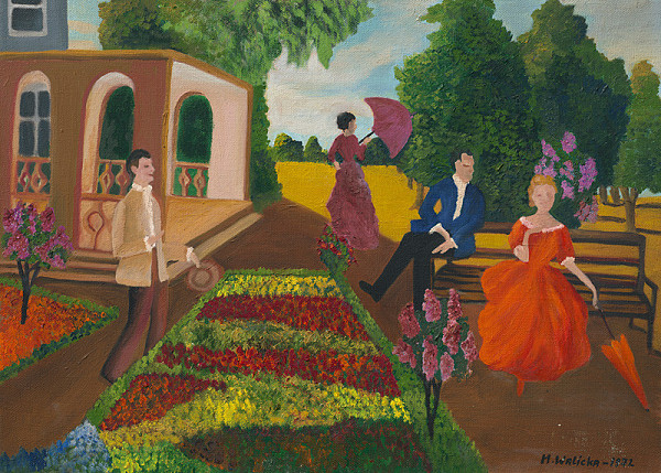 Halina Walicka – Stretnutie v záhrade 