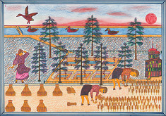 Aleksej Ivanovič Kirikovič – Bielorusko, Botov cintorín, Žatva pšenice 