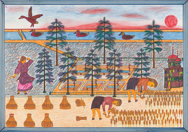 Aleksej Ivanovič Kirikovič – Bielorusko, Botov cintorín, Žatva pšenice