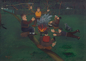 Martin Paluška – Vinohradníci v noci 