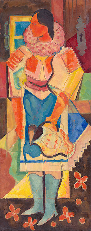 Ľudovít Fulla – The Girl from a Settlement 