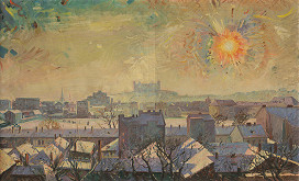 Ľudovít Fulla – Zimná Bratislava 