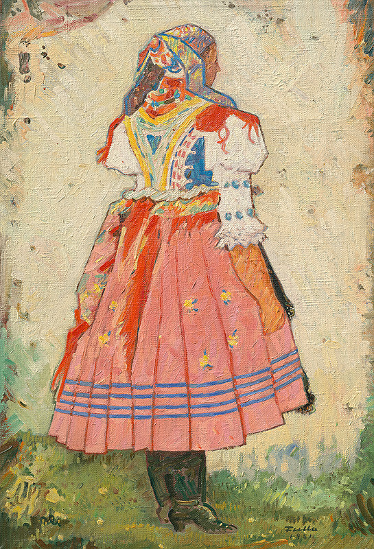 Ľudovít Fulla – Žena z Tulčíka 