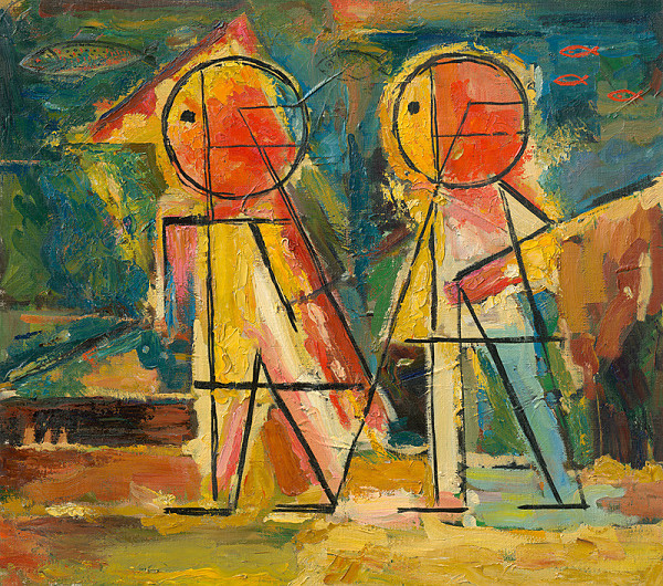 Ľudovít Fulla – Two Children