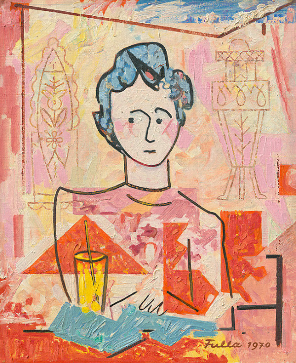 Ľudovít Fulla – V kaviarni 