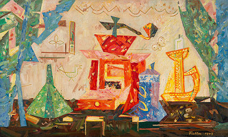 Ľudovít Fulla – Zátišie s mlynkom 