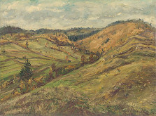 František Studený – Jeseň v horách - okolie Vrútok 