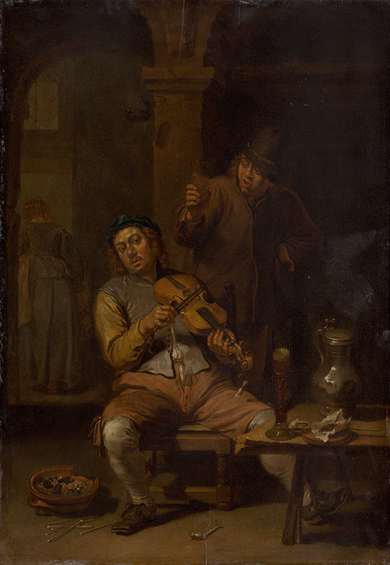 Willem van Herp I. – Potulný huslista, 1650, Slovenská národná galéria