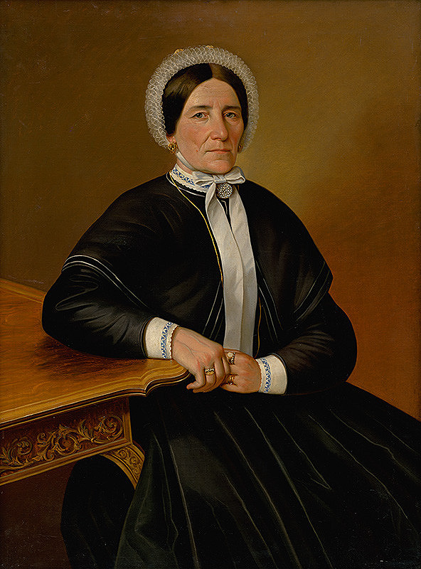 Peter Michal Bohúň – Podobizeň sediacej starej ženy 