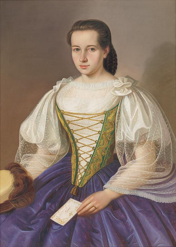 Peter Michal Bohúň – Portrait of Anna Šefránková 