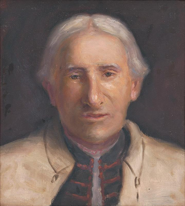 Štefan Straka – Štúdia hlavy sedliaka 