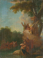 Benátsky maliar z polovice 18. storočia, Giovanni Batista Tiepolo – The Baptism in the Jordan 