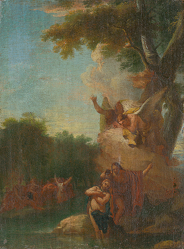 Benátsky maliar z polovice 18. storočia, Giovanni Batista Tiepolo – The Baptism in the Jordan