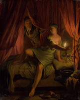 Nicolaas Verkolje – Gyges v spálni kráľa Kandaula 