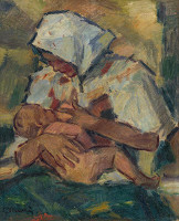 Gustáv Mallý – Breast-Feeding 