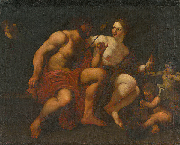 Autor kópie neznámy, Michel Dorigny, Simon Vouet – Herakles a Omfale 
