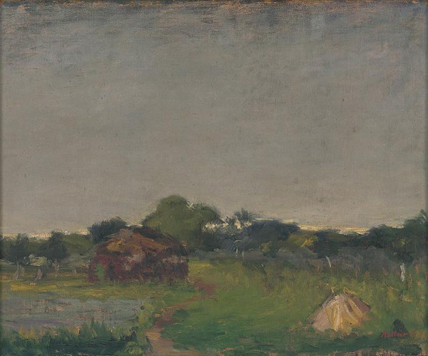 Jozef Kollár – Zeleninárske záhrady v podvečer 