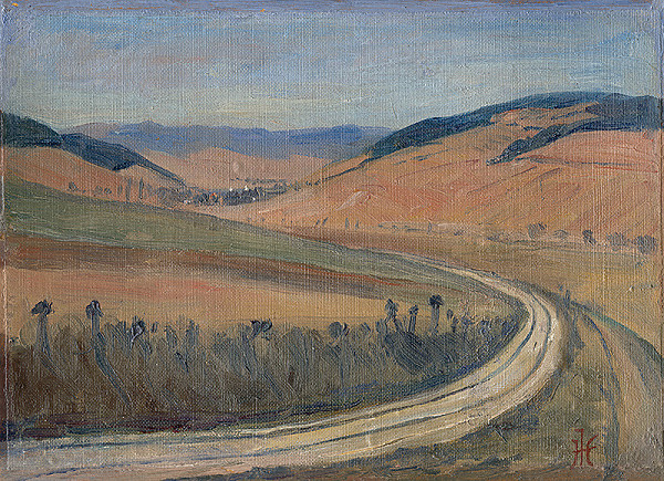 Jozef Hanula – Study of Spiš Landscape