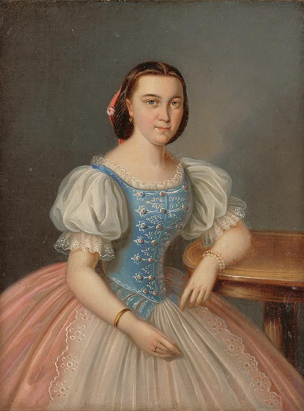 Peter Michal Bohúň – Podobizeň Anny Šípkovej ako verenice Mórica Philadelphiho 