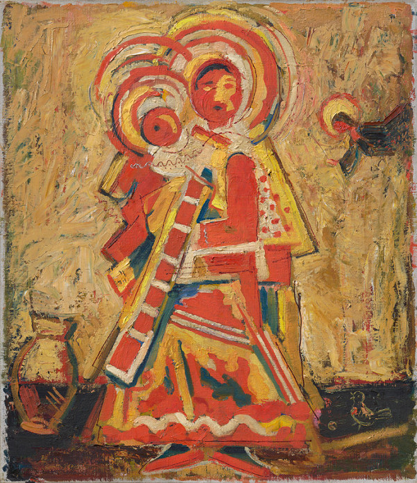 Ľudovít Fulla – Madonna with an Angel 