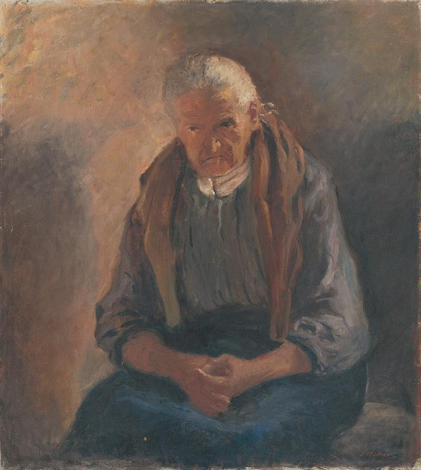 Jozef Kollár – Štúdia sediacej stareny
