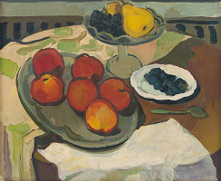 Milan Paštéka – Still Life with Red Apples 