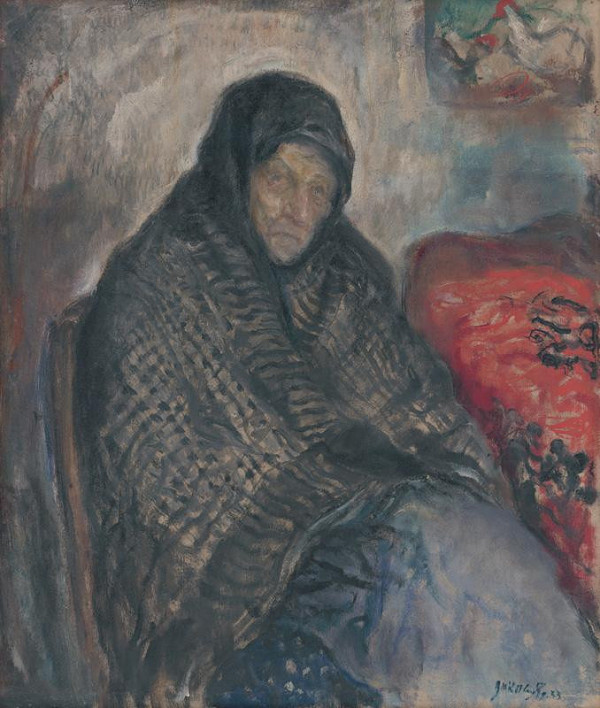 Július Jakoby – Stará modelka 