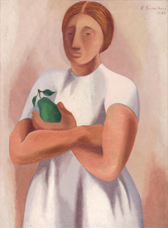 Ester Šimerová-Martinčeková – Woman with a Pear