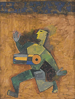 Maqbool Fida Husain – Bubeník 