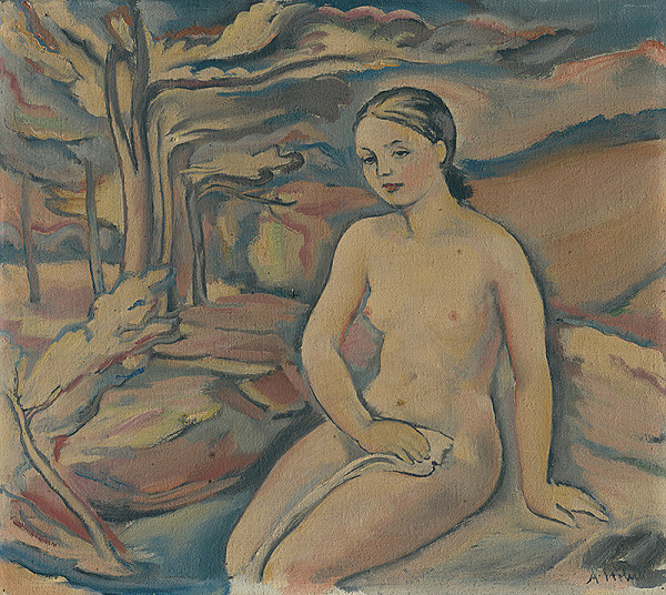 Alois Holub – Dievča pri potoku 